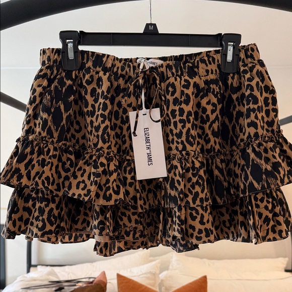 Elizabeth and James Dresses & Skirts - Elizabeth and James Animal Print Tiered Skirt
